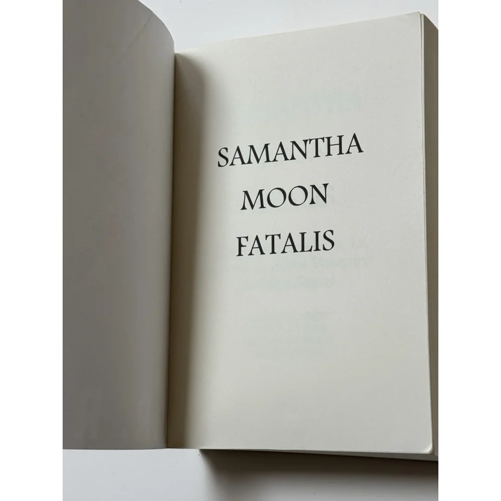 Samatha Moon Fatalis - Books 11-14 By J.R. Rain ( 2018, Paperback) RARE